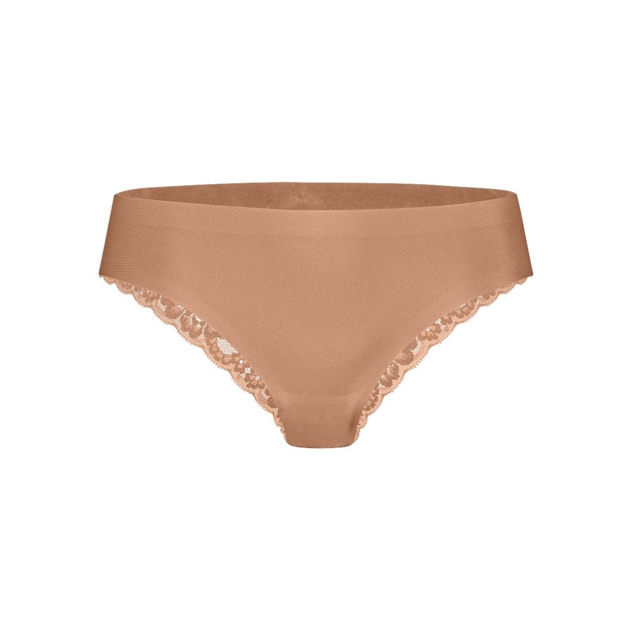 Dames Tencate Dames Slips | Brazilian Met Kant Hazelnut