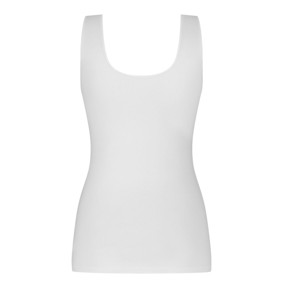 Dames Tencate Dames Tops | Singlet Met Kant Wit