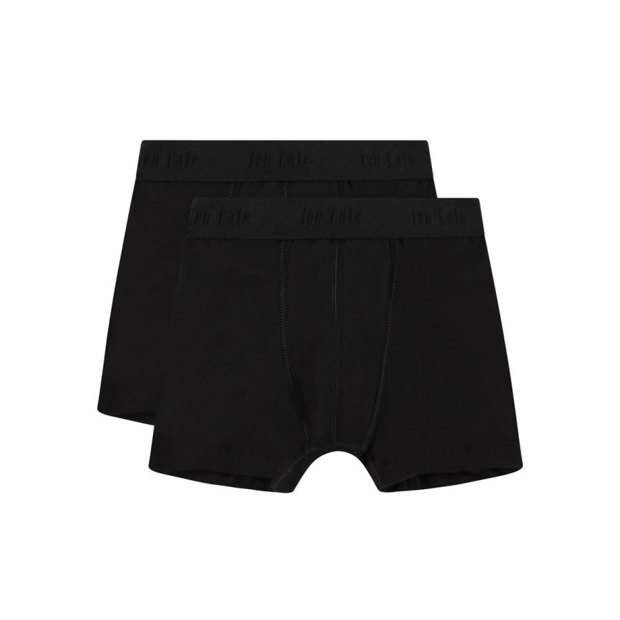 Kinderen Tencate Jongens Boxershorts | Shorts Zwart 2 Pack