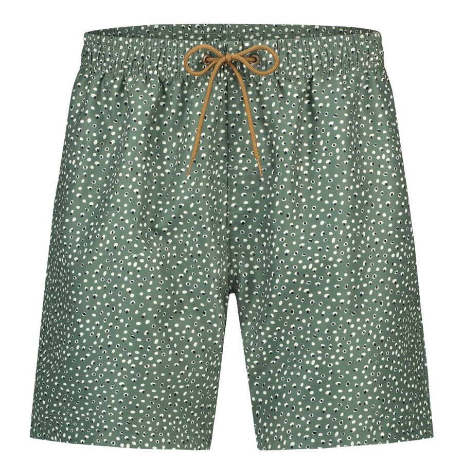 Heren Tencate | Zwemshorts Dots Green