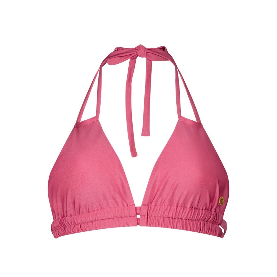 Dames Tencate Bikini'S | Slide Triangle Bikini Top Summer Pink