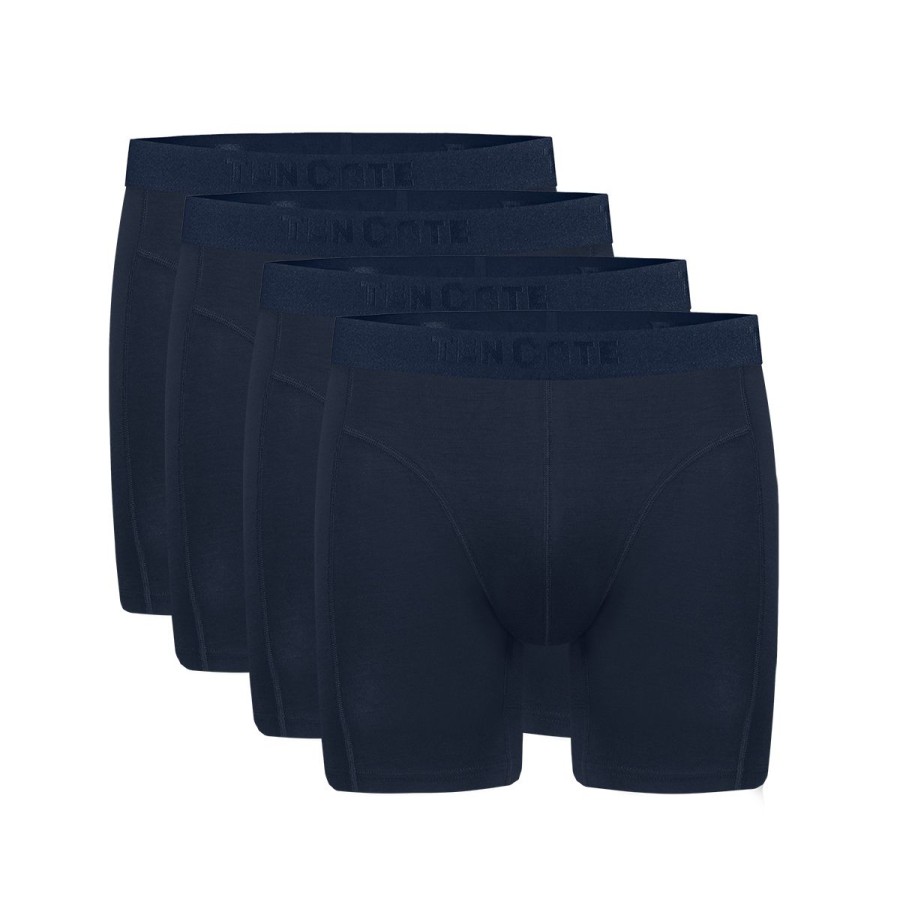 Heren Tencate Heren Onderbroeken | Long Shorts Navy 4 Pack