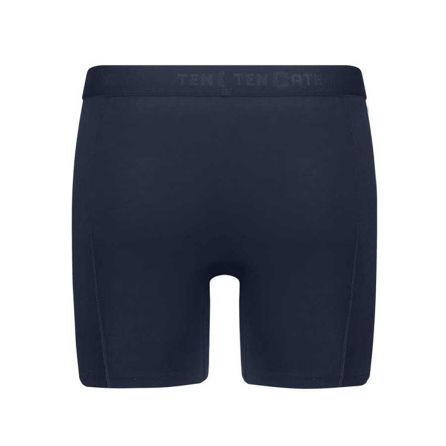 Heren Tencate Heren Onderbroeken | Long Shorts Navy 4 Pack