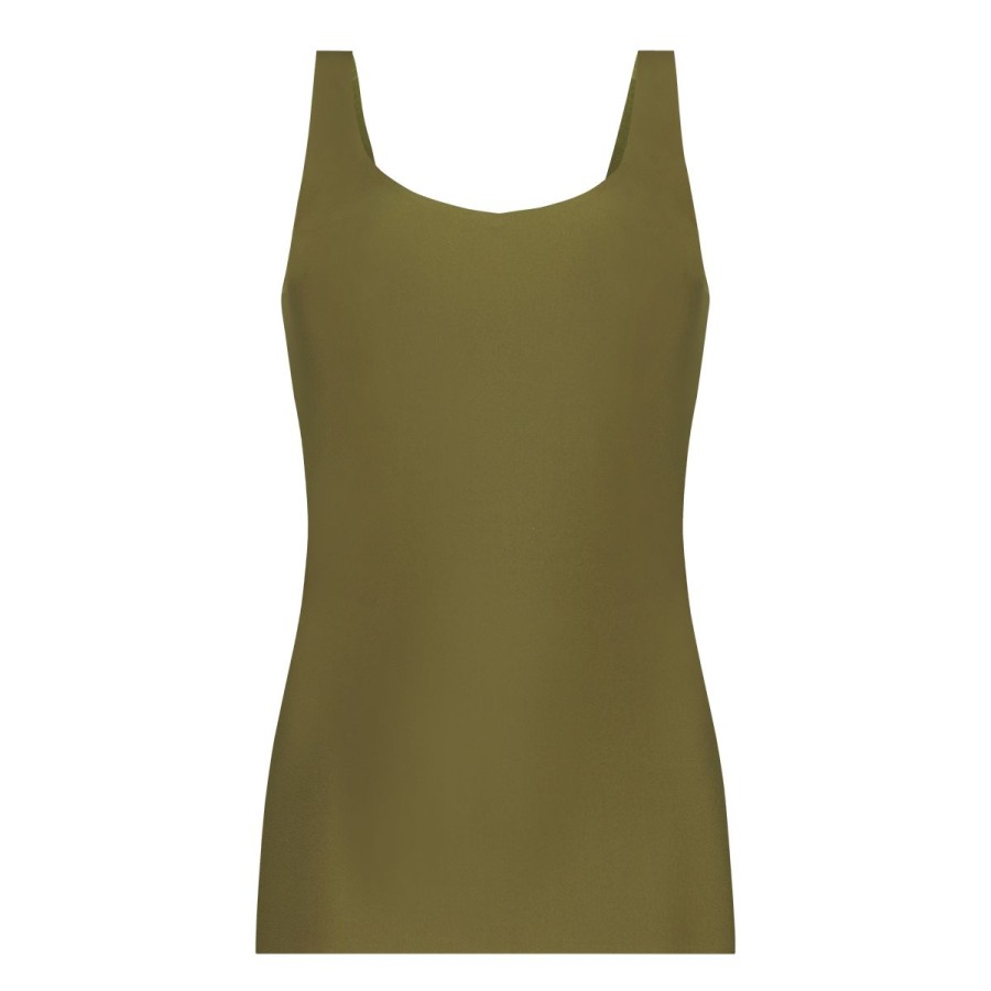 Dames Tencate Dames Tops | Top 2-Way Olive Green