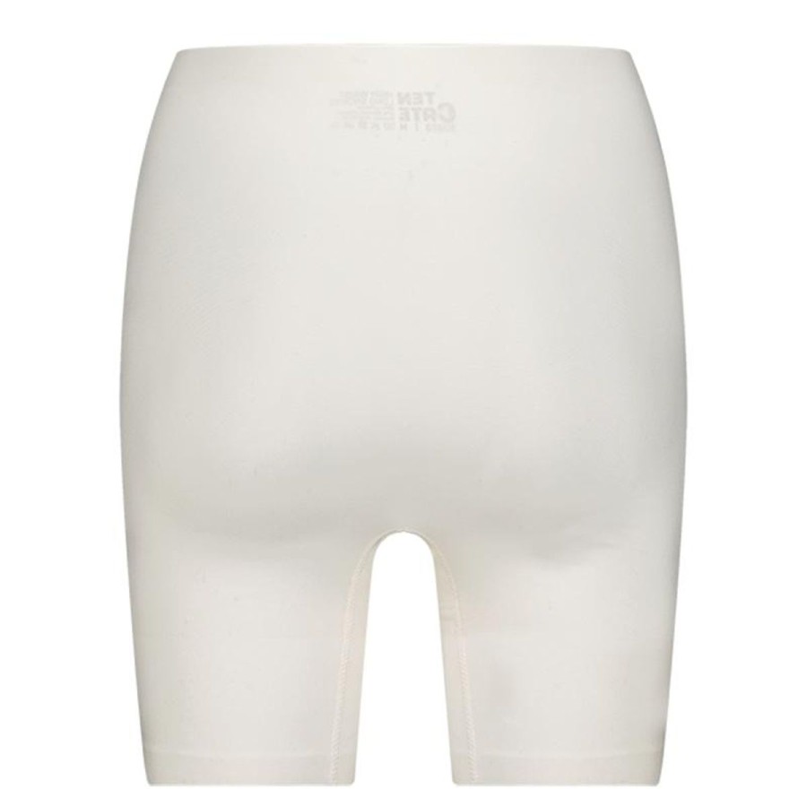 Dames Tencate Dames Slips | High Waist Long Shorts Off White