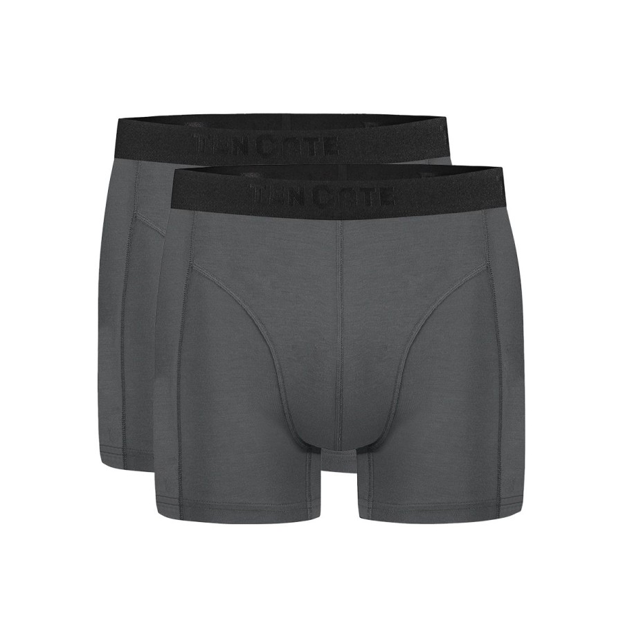 Heren Tencate Heren Onderbroeken | Shorts Grijs 2 Pack