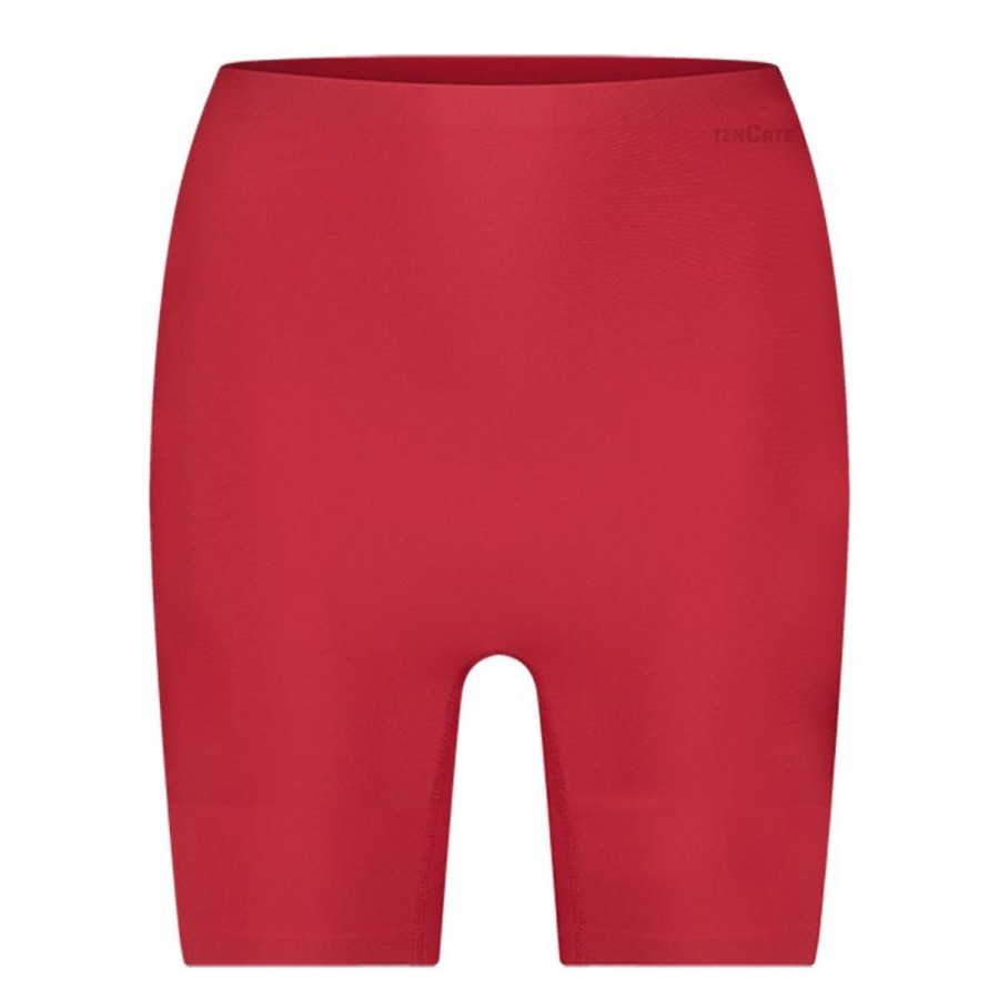 Dames Tencate Dames Slips | High Waist Long Shorts Rood