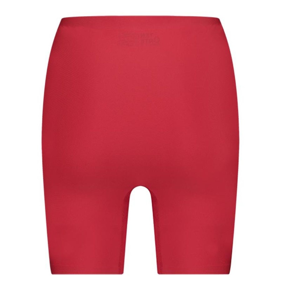 Dames Tencate Dames Slips | High Waist Long Shorts Rood