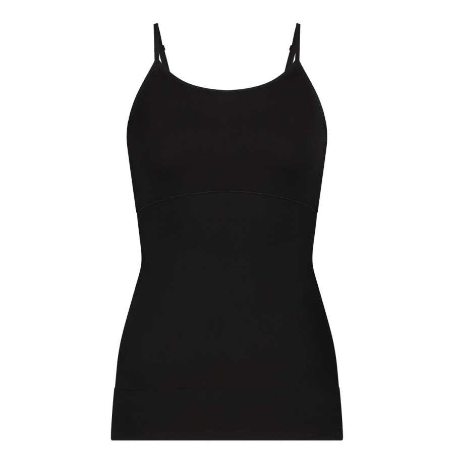 Dames Tencate Dames Tops | Spaghetti Top Shape Zwart