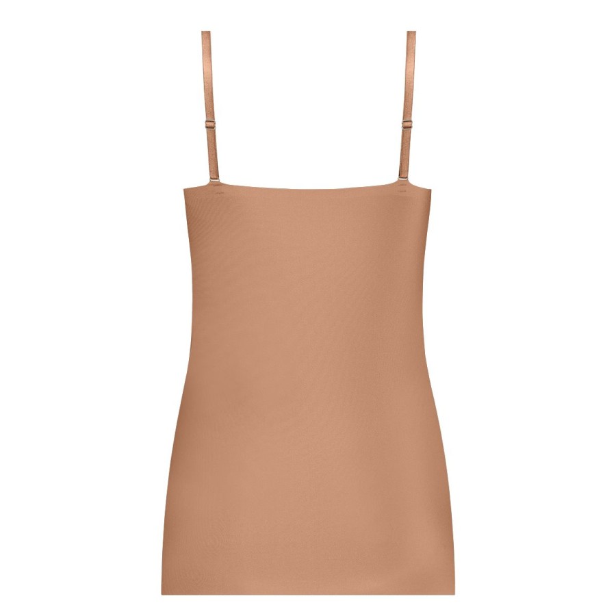 Dames Tencate Dames Tops | Spaghetti Top Hazelnut