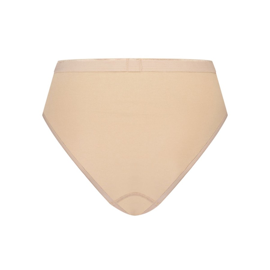 Dames Tencate Dames Slips | High Leg Beige 2 Pack