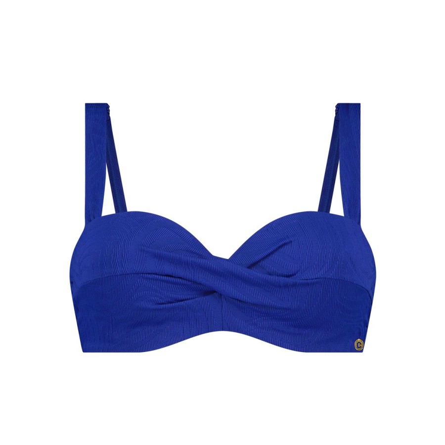 Dames Tencate Bikini'S | Twisted Bikini Top Blue Waves