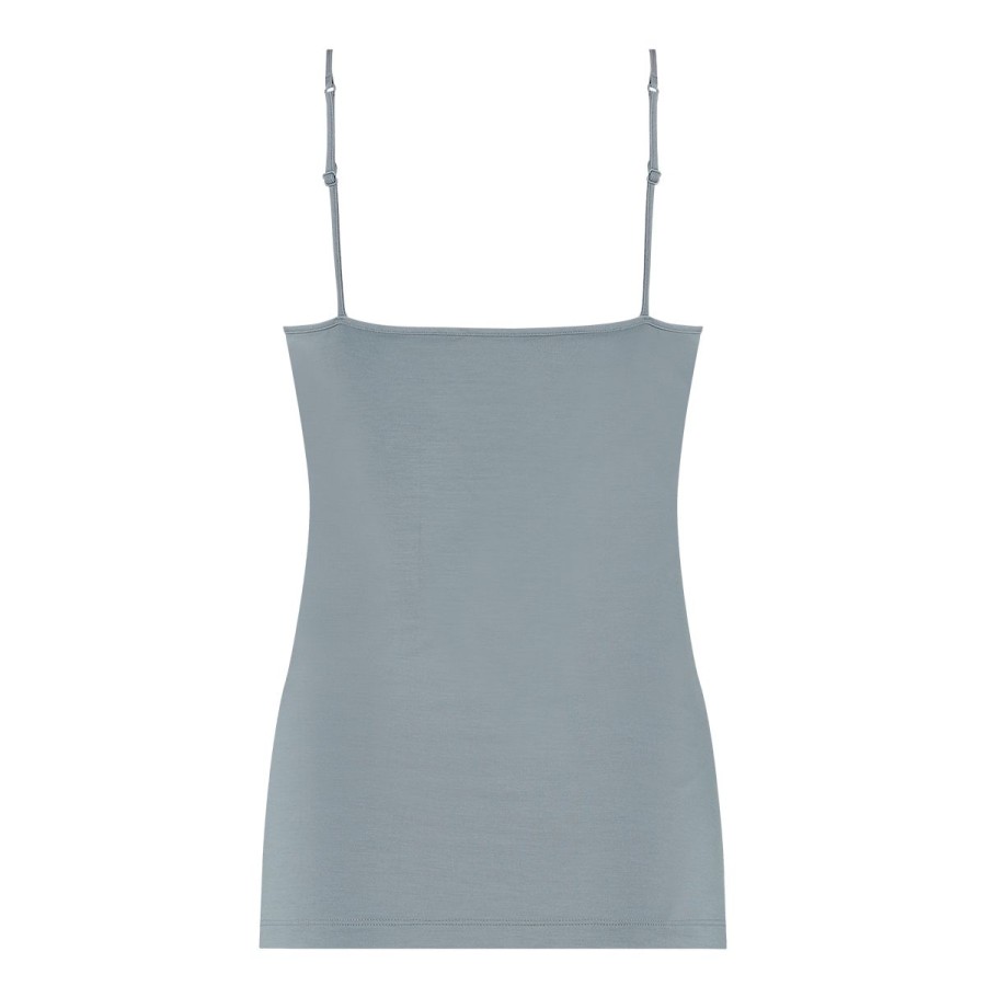 Dames Tencate Dames Tops | Spaghetti Top Lace Dove Blue