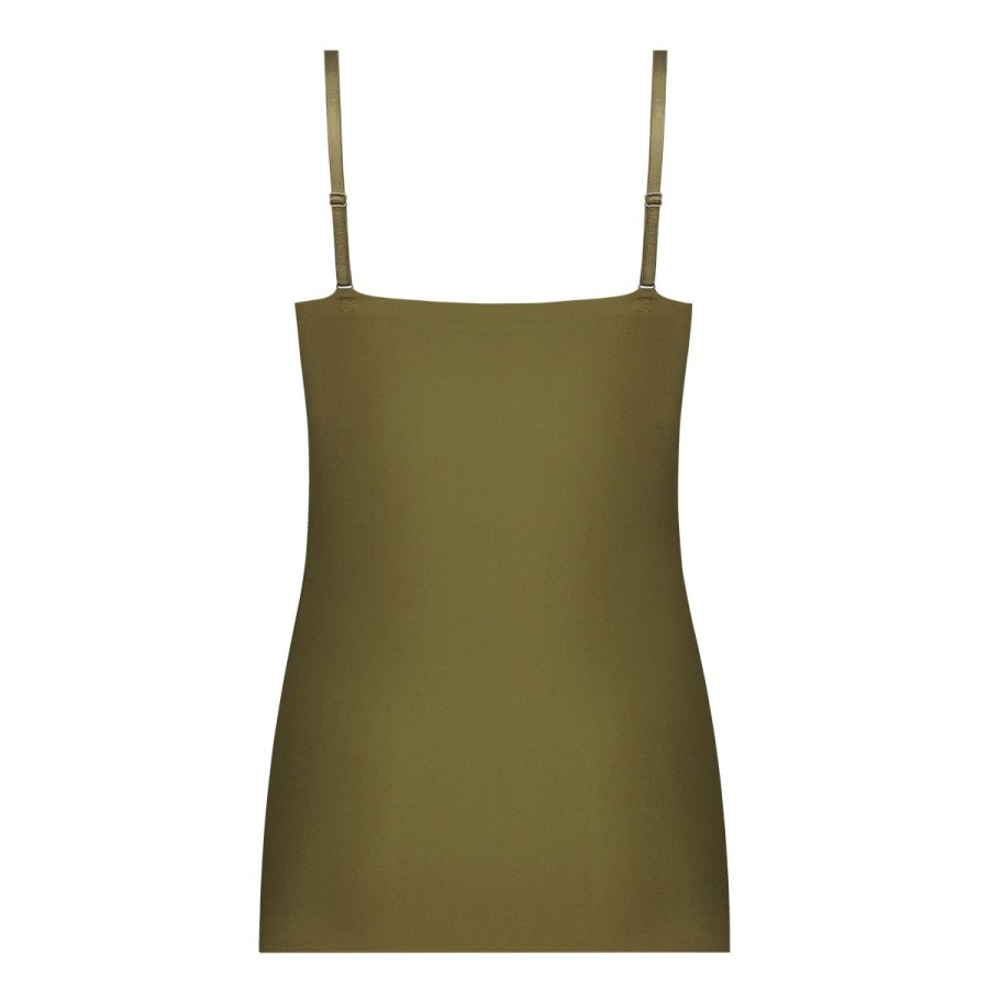 Dames Tencate Dames Tops | Spaghetti Top Olive Green