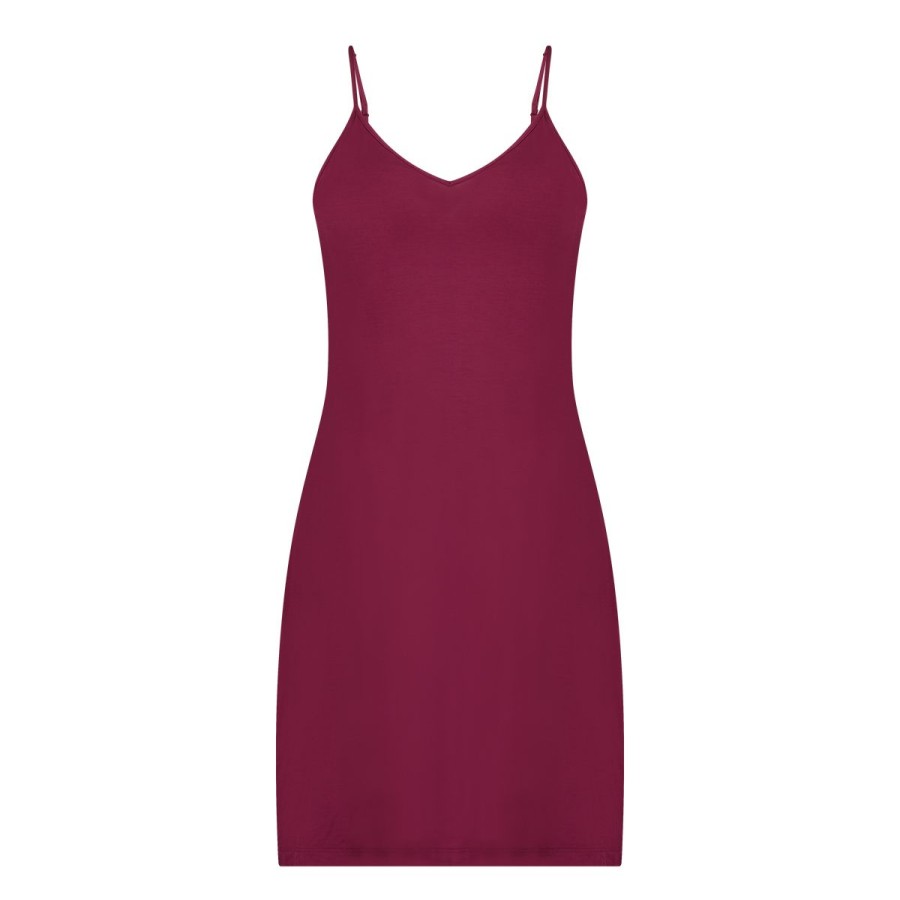 Dames Tencate Onderjurken | Onderjurkje V-Neck Beet Red