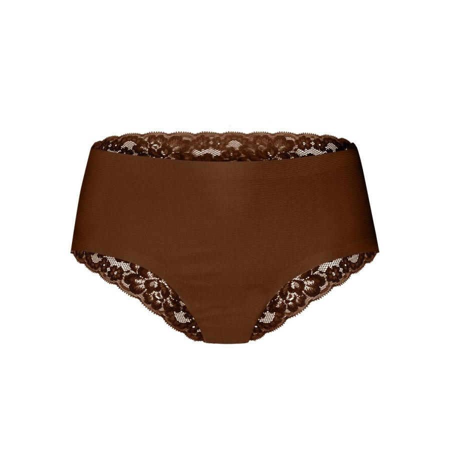 Dames Tencate Dames Slips | Hipster Met Kant Coconut