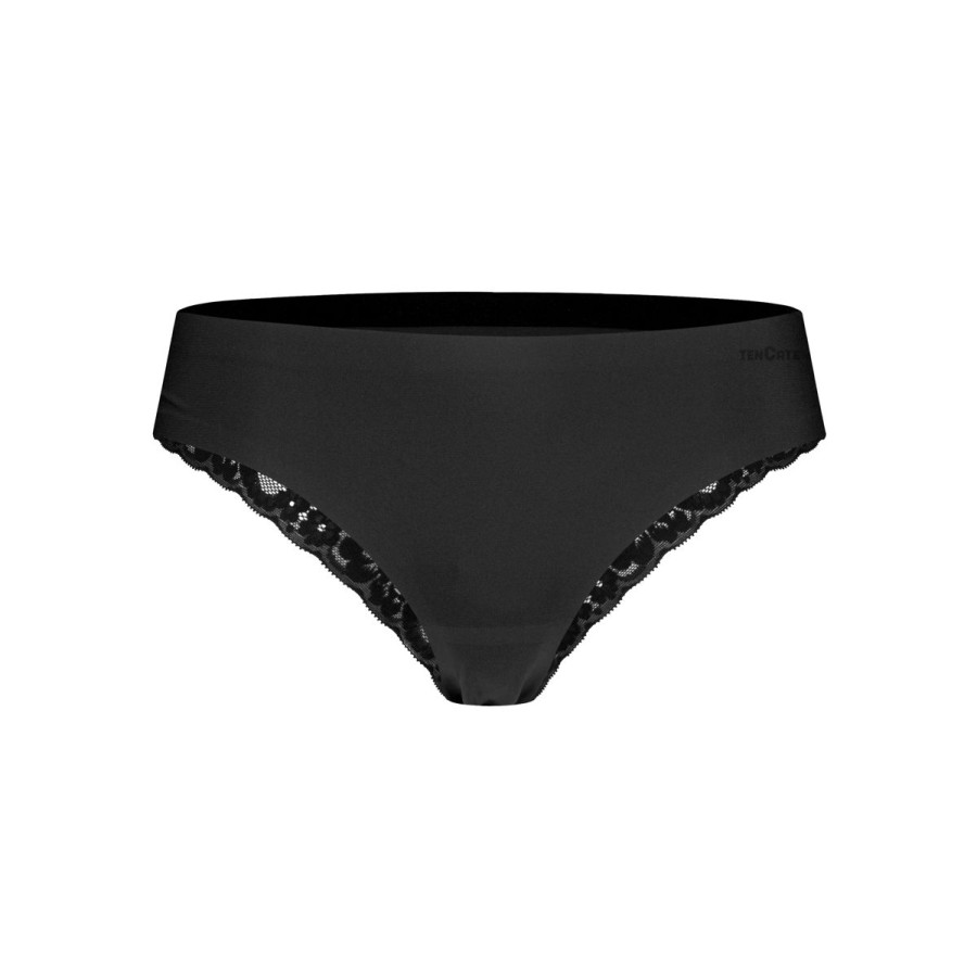 Dames Tencate Dames Slips | Brazilian Met Kant Zwart