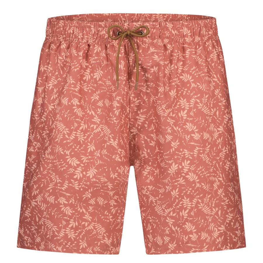 Heren Tencate | Zwemshorts Jungle Leaves Pink