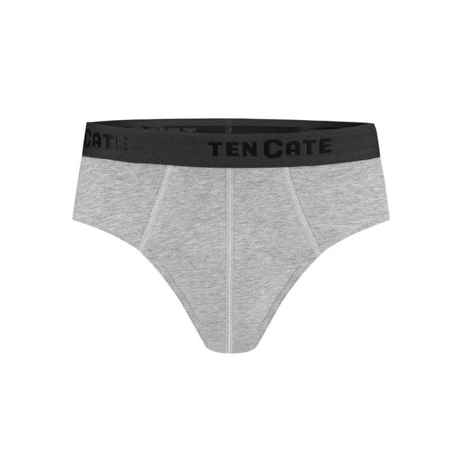 Heren Tencate Heren Onderbroeken | Slip Grey Melange 2 Pack