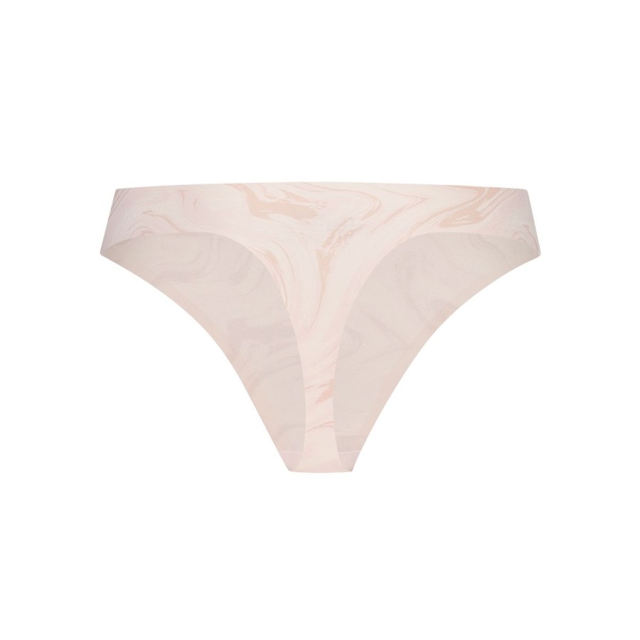 Dames Tencate Dames Slips | String Swirle Soft Pink