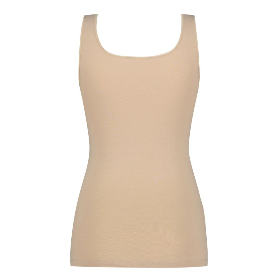 Dames Tencate Dames Tops | Singlet Beige