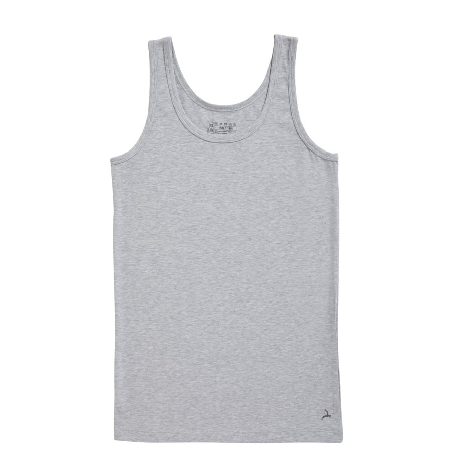 Kinderen Tencate Jongens Hemden | Singlet Grey Melange