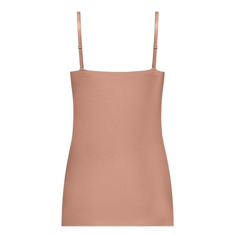 Dames Tencate Dames Tops | Spaghetti Top Pink Nut