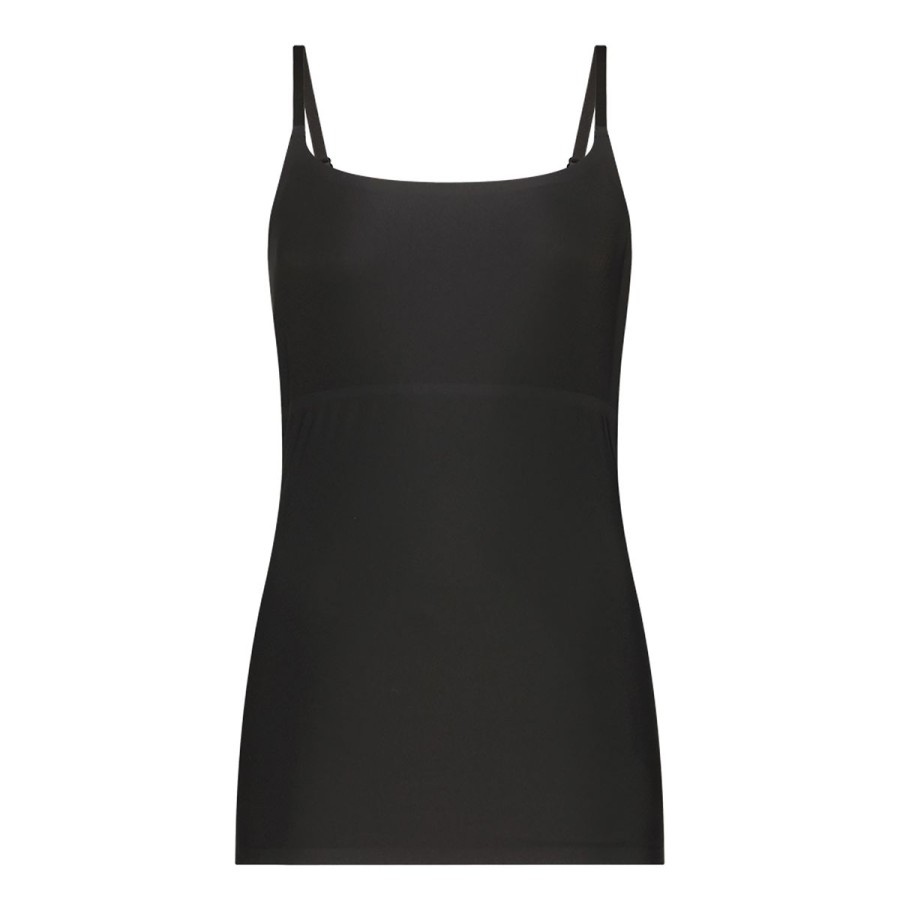 Dames Tencate Dames Tops | Spaghetti Top Shape Zwart