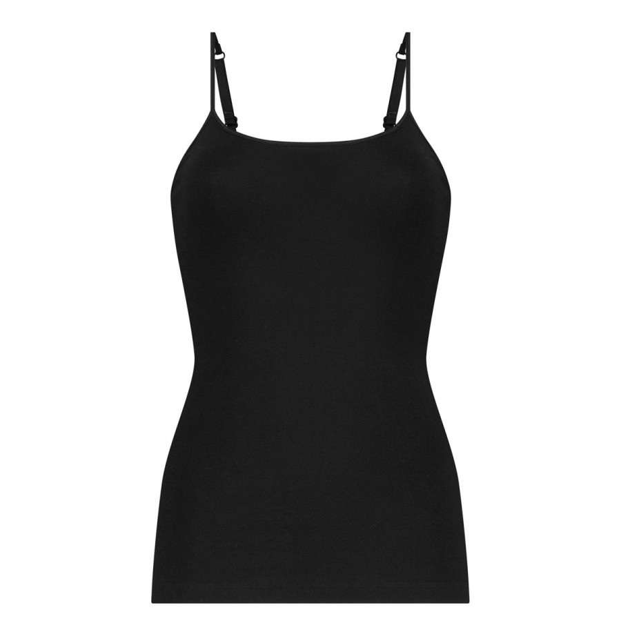 Dames Tencate Dames Tops | Spaghetti Top Zwart