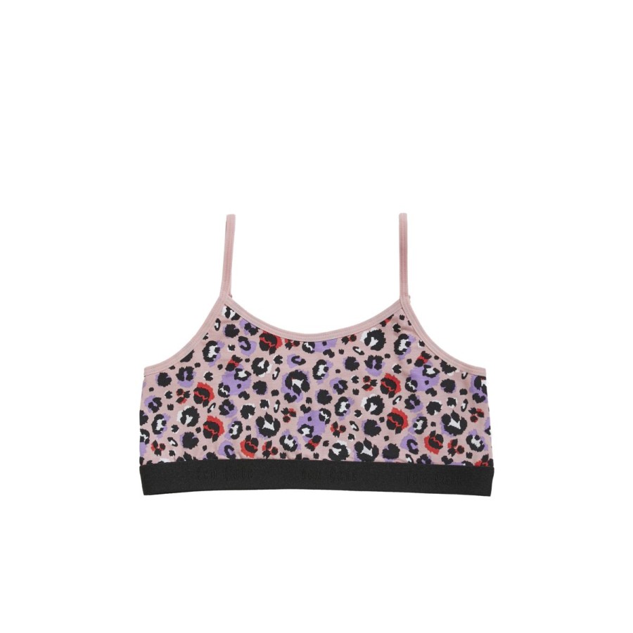 Kinderen Tencate Meisjes Bh'S En Tops | Crop Top Leopard Pink