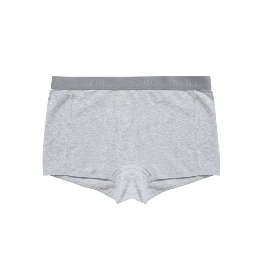 Kinderen Tencate Jongens Boxershorts | Shorts Grey Melange 2 Pack