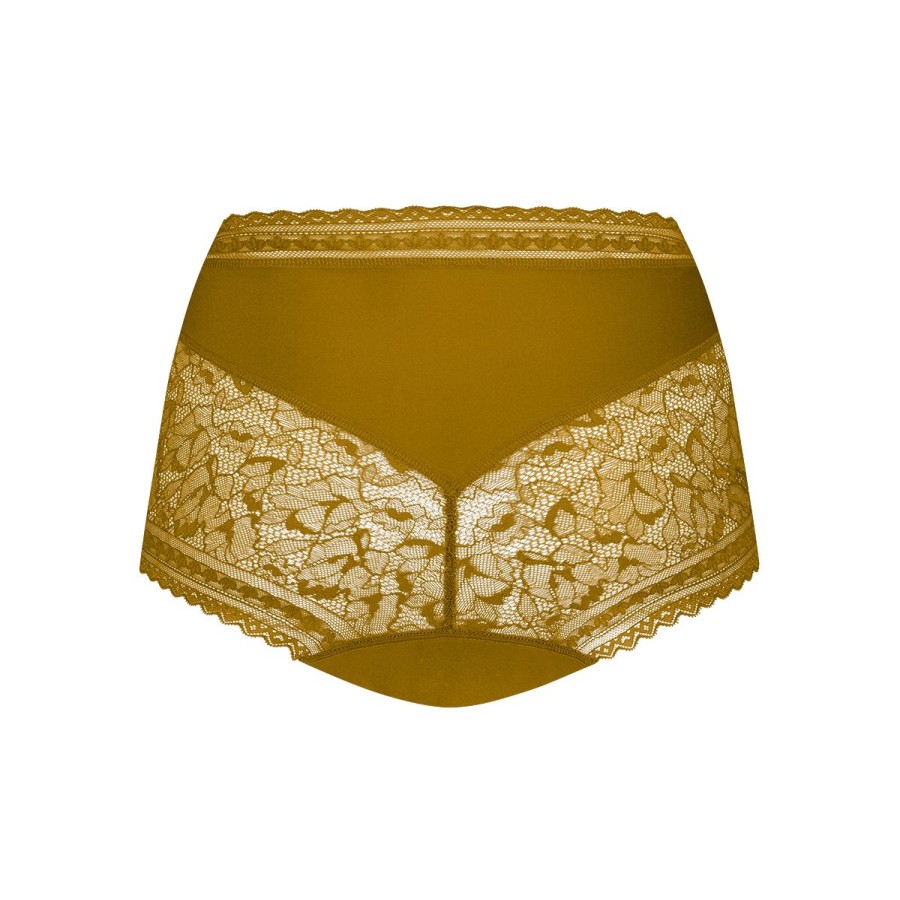 Dames Tencate Dames Slips | Maxi Met Kant Gold