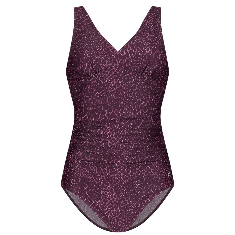 Dames Tencate Zwempakken | Badpak Shape Snake Purple