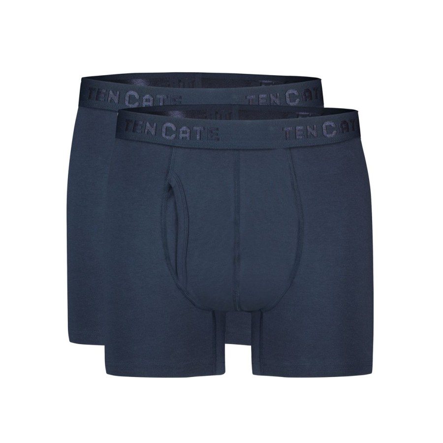 Heren Tencate Heren Onderbroeken | Shorts Met Gulp Navy 2 Pack