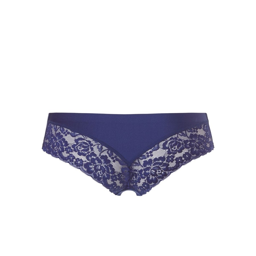 Dames Tencate Dames Slips | Brazilian Met Kant Donkerblauw