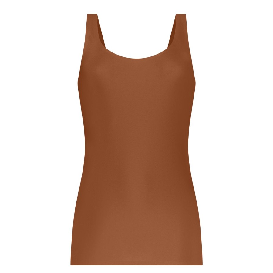 Dames Tencate Dames Tops | Singlet 2-Way Pecan