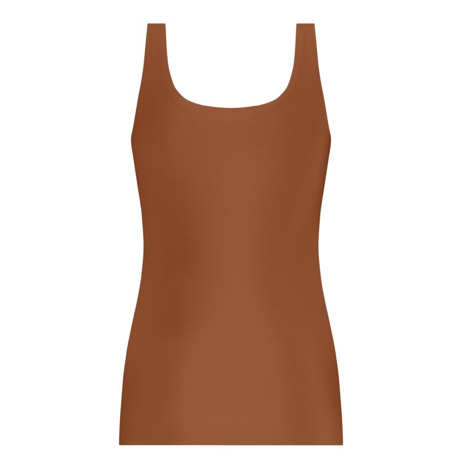 Dames Tencate Dames Tops | Singlet 2-Way Pecan