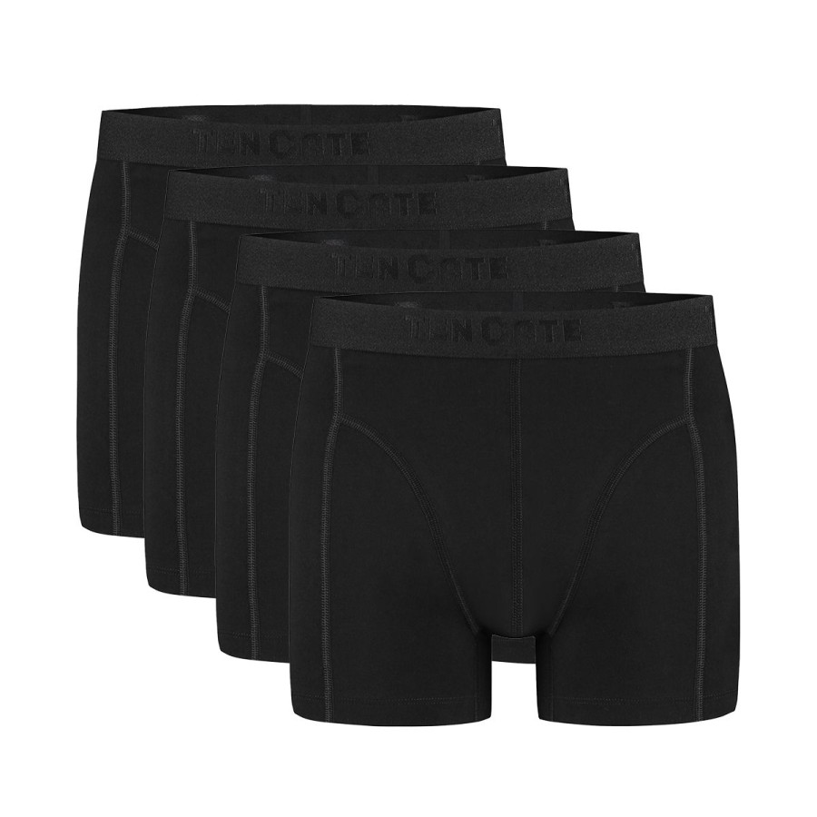 Heren Tencate Heren Onderbroeken | Shorts Zwart 4 Pack