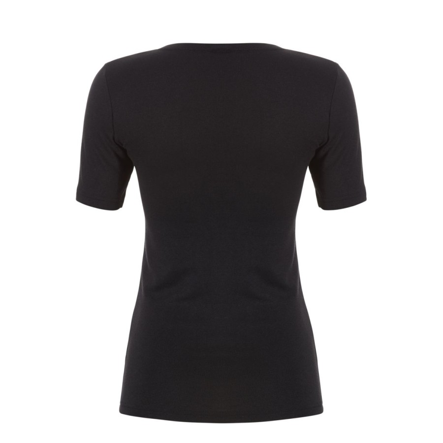 Dames Tencate Dames Thermoshirts | T-Shirt Zwart