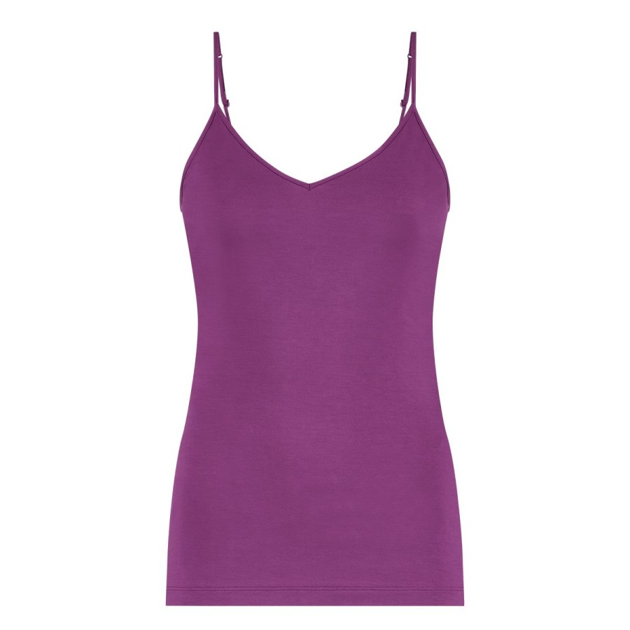 Dames Tencate Dames Tops | Spaghetti Top Lace Purple