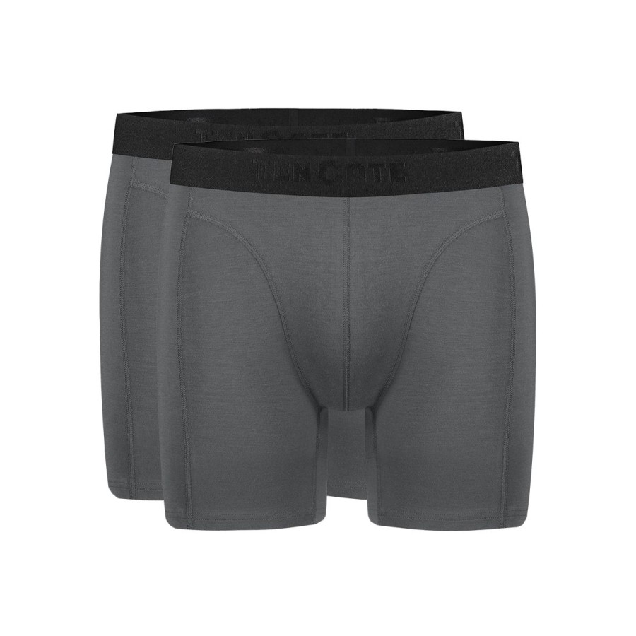 Heren Tencate Heren Onderbroeken | Long Shorts Grijs 2 Pack