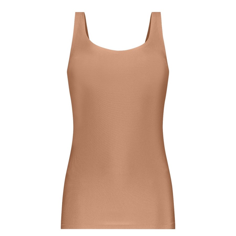 Dames Tencate Dames Tops | Singlet 2-Way Hazelnut