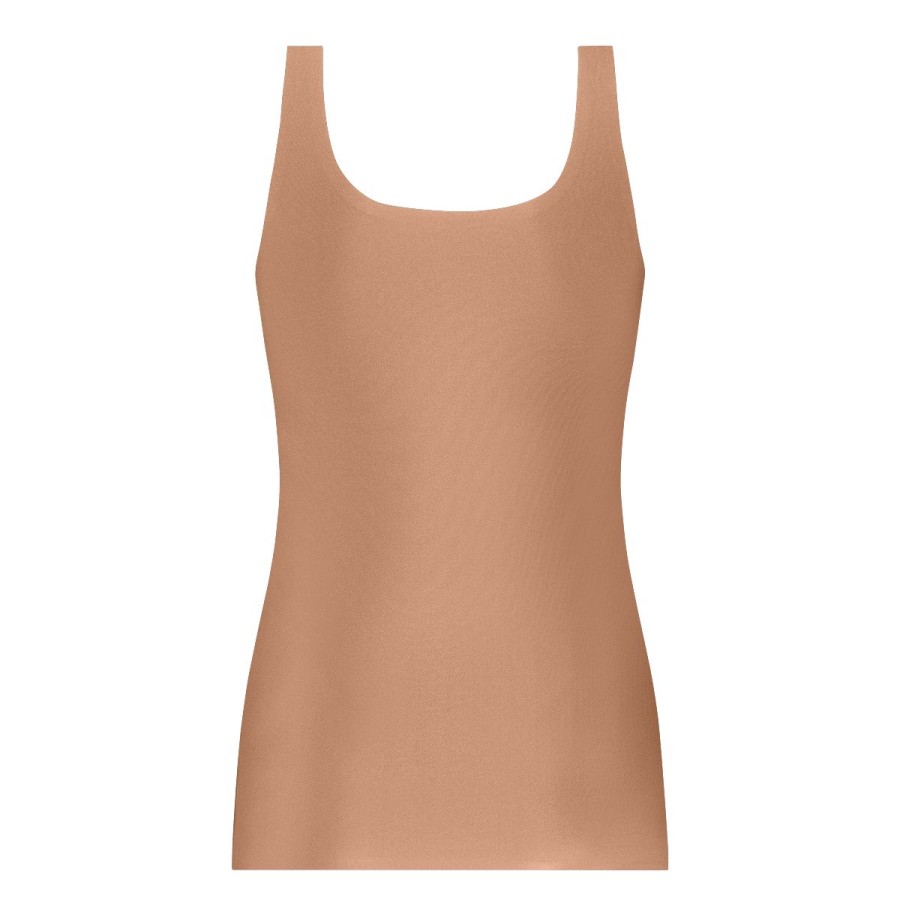 Dames Tencate Dames Tops | Singlet 2-Way Hazelnut