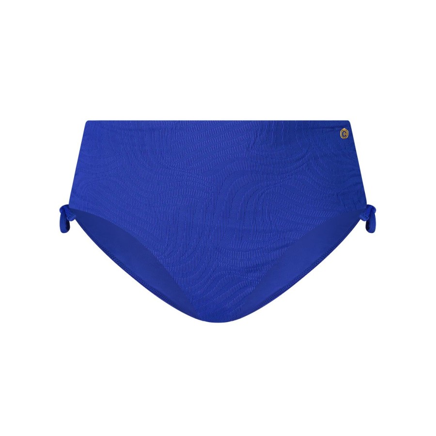 Dames Tencate Bikini'S | High Waist Bikini Bottom Blue Waves