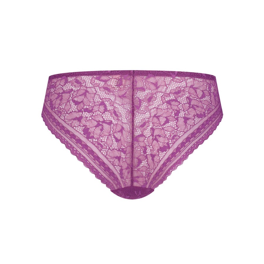 Dames Tencate Dames Slips | Hipster Met Kant Purple