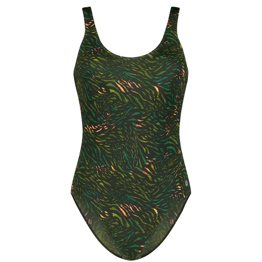 Dames Tencate Zwempakken | Badpak Shape Zebra Green