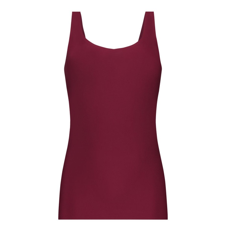 Dames Tencate Dames Tops | Top 2-Way Beet Red