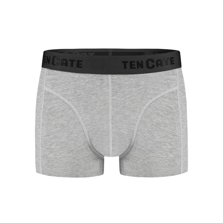 Heren Tencate Heren Onderbroeken | Shorty Grey Melange 2 Pack