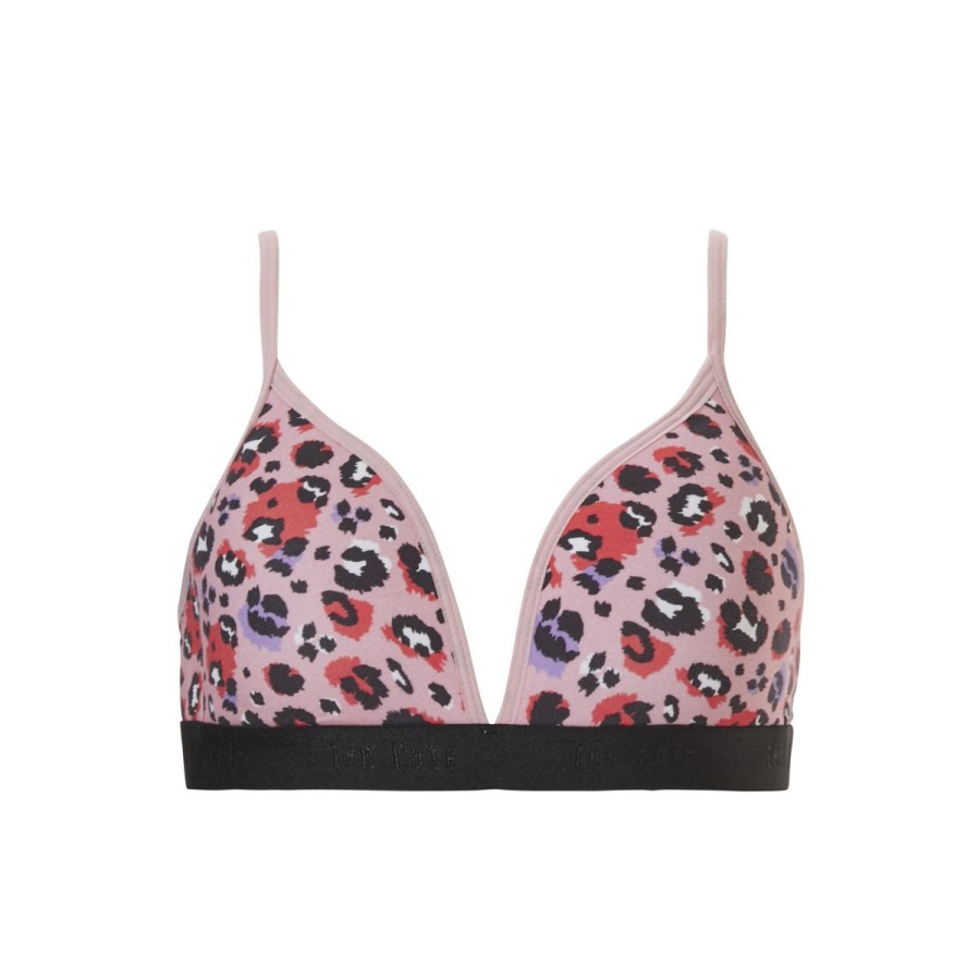 Kinderen Tencate Meisjes Bh'S En Tops | Voorgevormde Bh Top Leopard Pink