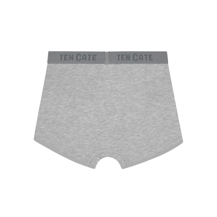 Kinderen Tencate Meisjes Onderbroeken | Shorts Grey Melange 2 Pack